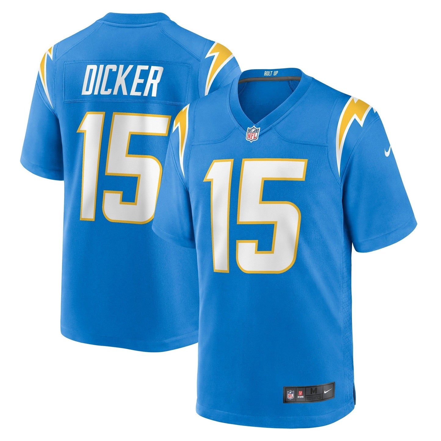 Men's Nike Cameron Dicker Powder Blue Los Angeles Chargers Game Player Jersey